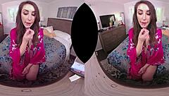 Christiana cinn reaches quick orgasm with vibrator before date.