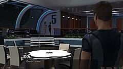 i'm stranded in space watching a rockstar performance with big tits