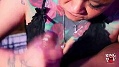 Rough Mouth Fucking Latina Bestie POV