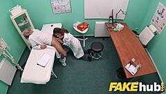 Ever seen a fake hospital doc give double hot cum to a sexy Spanish student?