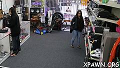 I Show The Amateur The Back Room Where The Babe Gets Fucked