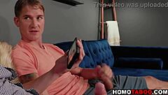 Two step brothers with an insatiable appetite for sex engage in a steamy scene of analingus and hardcore anal sex