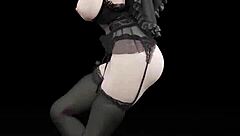 Hentai Anime 3D Cartoon with Weak Sound Naked Dance