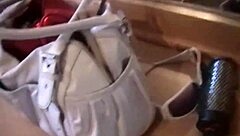 Redhead MILF with big ass and tits gives blowjob, bent over for creampie POV.