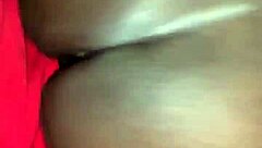 Ebony step mom loves stepson's big black cock in her fat ass