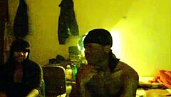 Redhead MILF with big ass and tits gives blowjob, bent over for creampie POV.