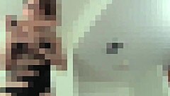 Redhead MILF with big ass and tits gives blowjob, bent over for creampie POV.