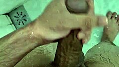 Redhead MILF with big ass and tits gives blowjob, bent over for creampie POV.