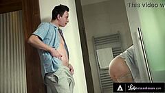 Older women satisfy desires with deepthroat and cum on face
