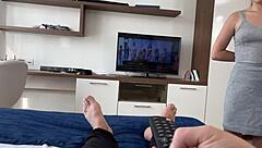 petite babysitter learns steamy sex tricks from stepbrother. their homemade lesson gets intense fast.