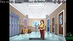 Nerdy teen gets curvy Latina in Summertime saga episode