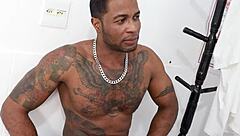 Redhead MILF with big ass and tits gives blowjob, bent over for creampie POV.