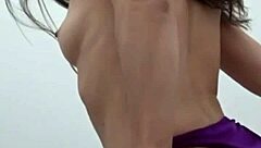 Italian beauty in oil for anal and deep throat POV