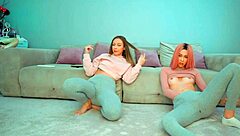 twins in cosplay are just unreal to watch while fingering on webcam.