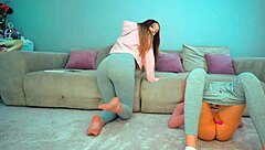 twins in cosplay are just unreal to watch while fingering on webcam.