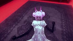 Beautiful anime cosplay with big boobs and anal sex in 3D