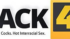 Interracial couple enjoys poolside sex with oral pleasure