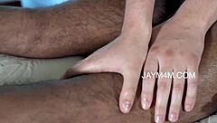 Straight Guy With Huge Dick Receives Detailed Gay Massage