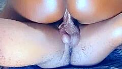 Brunette Feels Intense Orgasm Riding Big Black Cock To Squirting Climax