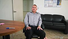 I keep the boss happy with my small penis in gay porn