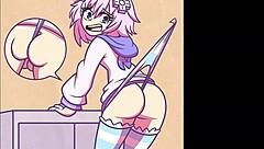 Cartoon Girl Gets Wedgies in Wild Hentai Compilation Scene