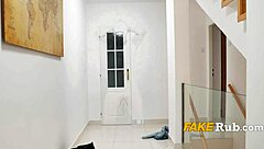 Freeuse Sofia Lee's big tits and curvy body in cloak of invisibility