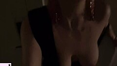 Beautiful anime with step mom and step son in a classic hotel scene