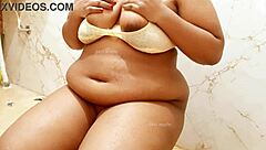 Beautiful college girl from India shares large breasts