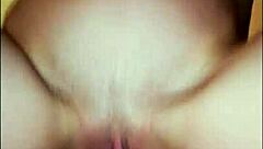 Teen rides cock to squirting orgasm