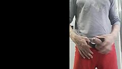 Young gay giving a blowjob and anal sex to relax