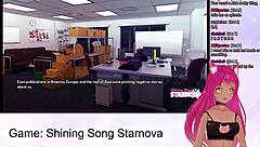 Lewdneko's steamy shower scene in Shining Star Nova