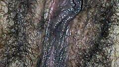 Sucking On Sweet Hairy Pussy With Licking Action