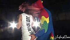 Aris Dark Gets Fucked In Public With A Big Cock