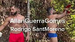 Gay yoga instructor gets help from his students