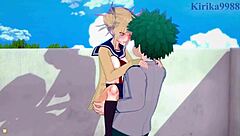 Himiko Toga and Izuku Midoriya in intense 3D hentai