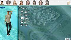 Gina enjoys a relaxing foot massage in the big city