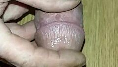 A 14-year-old boy masturbating