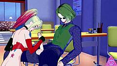 Harley Quinn Hentai Blowjob And Cumshot