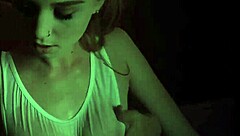 Ava Parker petite redhead teen in sensual wet t-shirt contest with her lover