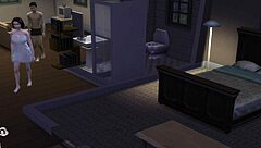 Stepmother and stepson are alone for the night in this 3D animated porn video