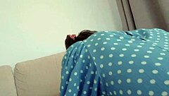 Stepdaughter Caught Masturbating Under Skirt