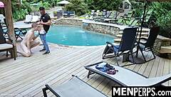 gay officer submits twink for thorough stripsearch in garage