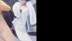 bayonetta in hentai cartoon action