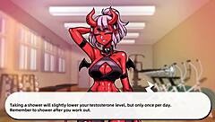 Lewd Gym Sucubus Blowjob on First Day!
