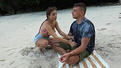 i got a sloppy blowjob on the beach