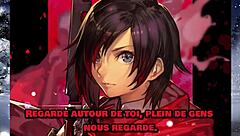 Ruby and Blake guide you through RWBY hentai femdom denial
