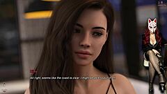 naked girl in cafe 😏