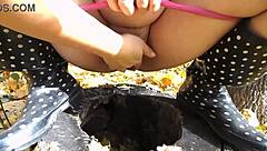 sexy girl unleashes wild pissing moments in compilation part 2