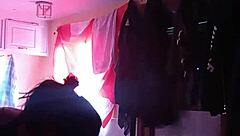 She's sucking a deep load - can you handle the sight?