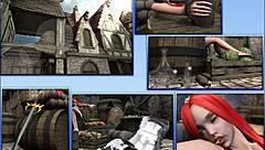 3D Comic: Blade Maidens episodes 1-3 - Bound and Bondage